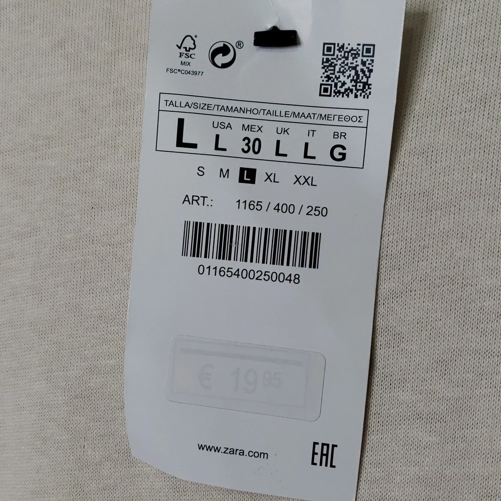 Zara Cream Tiered Midi Dress NWOT - Picture 5 of 6